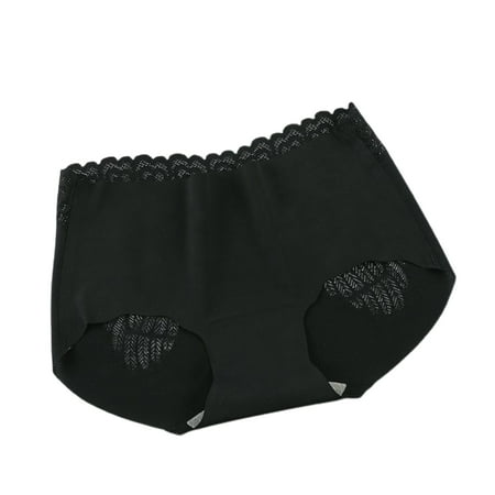 

HEVIRGO Women Panties Lace See Through Sexy Stretchy Moisture-wicking Briefs for Daily Wear
