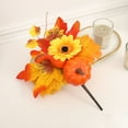 thumbnail image 4 of Fairnull Fake Maple Leaf Long Lasting Easy to Maintain Artificial Pumpkins Maple Leaf for Harvest Thanksgiving Halloween Parties, 4 of 11