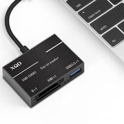 3-in-1 XQD Card Reader High-Speed USB 3.0 Universal Type-C to XQD/SD Card Reader for Computer Expansion Headers