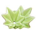 thumbnail image 1 of Incense Burner Delicate Lustrous Maple Shape Beautiful Ceramic Aromatherapy Censer Desktop Decor, 1 of 10
