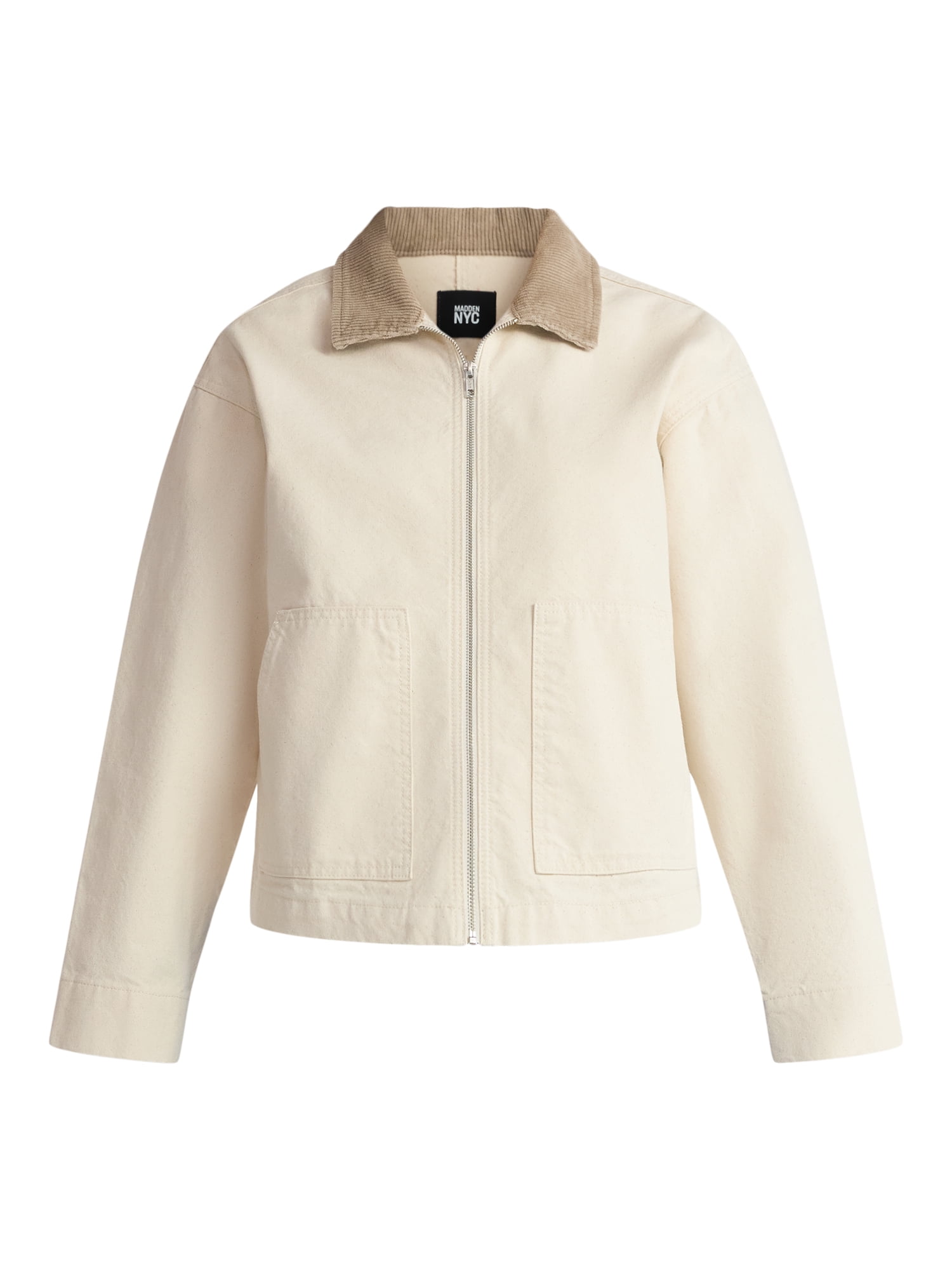 Madden NYC Women's Cotton Canvas Utility Jacket, Sizes XXS-XXL