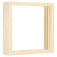 thumbnail image 1 of Unique Bargains 4x4 Wood Picture Frames, Double Sided Acrylic Plant Specimens Frame Natural Color, 1 of 5