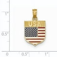 thumbnail image 2 of Beautiful 14k USA Flag Enameled Pendant, 2 of 2