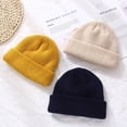 thumbnail image 3 of CoCopeaunts Retro Brimless Baggy Melon Cap Women Men Autumn Winter Knitted Hats Boy Skullcap Male Beanie Hats, 3 of 6