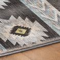 thumbnail image 5 of Addison Rugs Dream Shag Premium Machine Washable Transitional Aztec Midnight Runner Rug, 2'3" x 7'6", 5 of 8