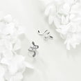 thumbnail image 3 of MYSTICPOEM Snake 925 Sterling Silver Earrings Cuff Punk Gothic Ear Clip Jewelry Gift for Women Men Birthday, 3 of 6