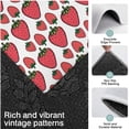 thumbnail image 3 of Red Strawberry Plants Fruit White Pattern Kitchen Rugs Sets Of 3,Kitchen Runner Rugs Non Skid Washable,Decorative Kitchen Floor Mats for Kitchen,Sink,Laundry,17"x30"+ 17"x47" + 17"x59", 3 of 6