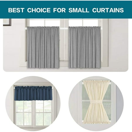 Oval Tension Rods Adjustable Width Curtains 2 Pack Spring Window Round 22 To 36 Inches Curtain Rod White Canada Spring Curtain Rod Tension, What Size Curtain Rod Do I Need For A 36 Inch Window