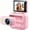 Pink, variant on 4K Action Camera with 2-Inch Flip Screen, Magnetic Wearable Body Cam with Dual Battery, Thumb Camera for Sports, Vlogging, Cycling, and Helmet Mounts