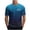 v#268B1066, variant on Rggeeun Men'S Tee Color Block Design Gradient Style Short Lightweight Sleeve Crew Neck Loose Fit For Summer Outdoor Play Versatile Tops,D,M