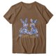 thumbnail image 1 of Camisetas de Manga Larga de las Mujeres Estampado de Pascua Cuello Redondo Suelto Casual Blusa Primavera Verano Top, 1 of 5