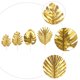 thumbnail image 5 of Decoración de hojas falsas Linaichen, 20 piezas, decoración de plantas artificiales, adorno de plantas, hojas doradas simuladas, 5 of 8