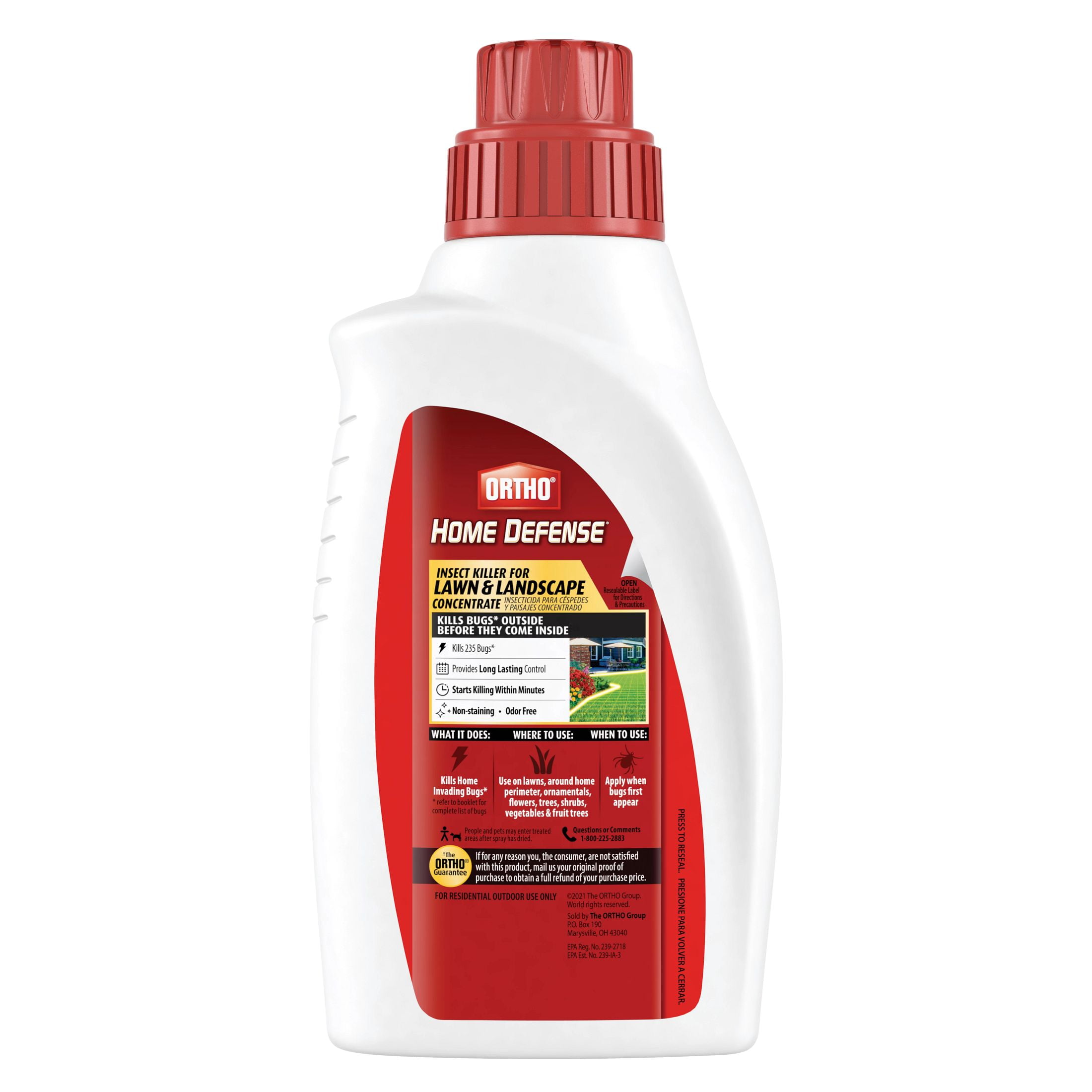 Ortho Home Defense Insect Killer for Lawn & Landscape Concentrate 32 Oz.