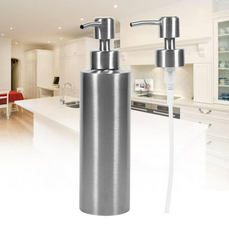 Fosa 350ml Stainless Steel Soap Dispenser Kitchen Sink Faucet Bathroom Shampoo Box Soap Container Soap Liquid Dispenser Shampoo Box Walmart Com
