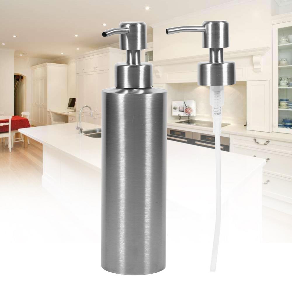 Mgaxyff 350ml Stainless Steel Soap Dispenser Kitchen Sink Faucet