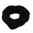 thumbnail image 2 of Trayknick Winter Women Men Woolen Yarn Knitted Warm Neck Collar Warmer Scarf Wrap Gift Black, 2 of 12