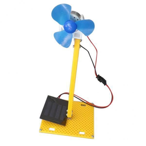 Kits de modelos de enseñanza de motores de turbinas eólicas de microgenerador de ensamblaje DIY perfecl Mini generador de viento