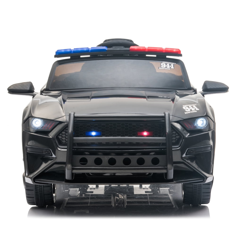 toy police car with policeman