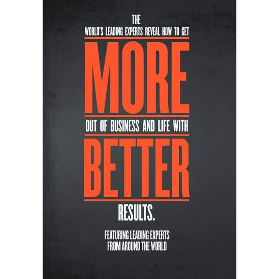 More.Better. (Hardcover)
