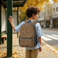 thumbnail image 6 of Camo and Grass Tan Pattern 17" School Backpacks for Teens,Waterproof Oxford Fabric,S-Shape Padded Straps for School,Travel,Hiking,Camping, 6 of 6
