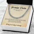 thumbnail image 5 of Mardonyx Men's Promise Chain, Cuban Link Chain Stainless Steel Necklace, Silver - Upgraded Box, 5 of 5