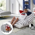 thumbnail image 2 of Bean Bag Covers Grey Microfiber 55"x35" Microfiber Storage, 2 of 7
