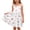 White A, variant on WRKEKC Girls Casual Dresses Sleeveless Floral Print Smocked Adjustable Spaghetti Strap Pocket Dress for 2-12 Years