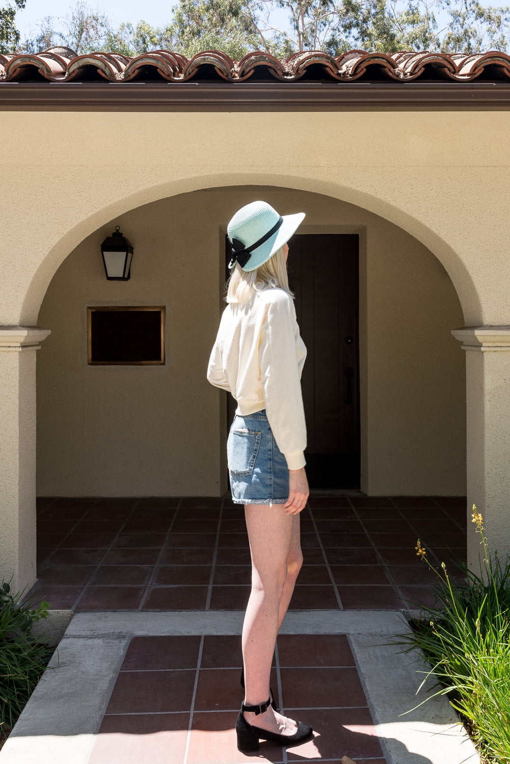 Straw Floppy Sun Hat with Ribbon Bow – Packable Collapsible Wide Brim Hat for Beach, Vacation & Outdoor Travel (Teal)