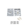 thumbnail image 4 of Vogacara 12 Uds de vampiro Día de Todos los accesorios de diente falso adornos accesorio de mascarada suministros para el hogar regalos cuidado de los oídos opp 19mm Vogacara CE011457-04B, 4 of 6