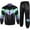 Black1, variant on KyCheLot Tracksuit for Men Women Satin Color Block Full Zip Jackets and Drawstring Loose Pants Outfits Party Set