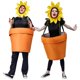 thumbnail image 1 of Disfraz divertido de planta en maceta con forma de girasol, disfraz de escenario, disfraz de actuación, mascarada, 1 of 2
