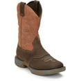 thumbnail image 1 of Tony Lama Men's 11" Junction Soft Toe Waterproof Work Boot Dusty (Brown) - RR3351, 1 of 7