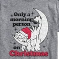 thumbnail image 3 of Garfield - Only A Morning Person On Christmas - Men's Short Sleeve Graphic T-Shirt, 3 of 5