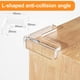thumbnail image 3 of Apuakthei 10 protectores de esquinas para niños, protección transparente para esquinas de muebles y mesas, protectores de esquinas de seguridad a prueba de bebés, para muebles contra esquinas afiladas, 3 of 7