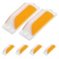 thumbnail image 1 of 6pcs Road Reflectors Driveway Markers Rectangular Road Reflector Reflective Pavement Ground Markers Road Studs Asphalt Concrete Driveway Reflectors For Street Highway, 1 of 8