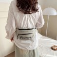 thumbnail image 3 of Mochila bandolera con letras personalizadas impresas en el nuevo estilo de ocio 2025, tendencia deportiva, con contraste de color, bolso de pecho y riñonera., 3 of 4