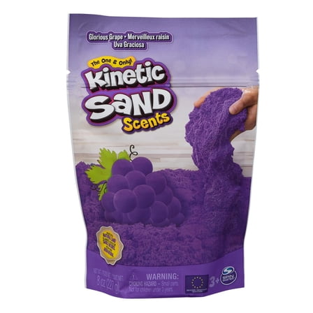 Kinetic Sand, 8oz Glorious Grape Scented Play Sand, Sensory Toys for Kids Ages 3 and up