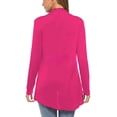thumbnail image 5 of xiaxaixu Women´s Casual Lightweight Cardigans Solid Color Pockets Open Front Long Sleeve Coat Spring Fall Cardigans Outerwear Loungewear, 5 of 5