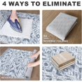 thumbnail image 3 of KILOCOCO Boho Kitchen Runner Rug 2x6 Washable Runner Rug, Soft Runners for Hallways Non Slip Printed Distressed Laundry Room Rug, Low-Pile Rug for Entryway/Bedroom/Living Room, Grey White Blue, 3 of 7