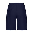 thumbnail image 6 of Sookity Mens Beach Shorts Summer Casual Board Shorts Sports Loose Fit Hiking Shorts Swim Trunks Lightweight Lounge Pants with Pockets Navy,S, 6 of 8