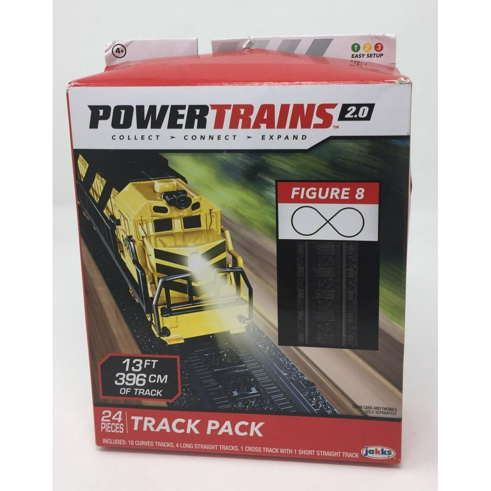Power Trains 24 Pieces Track Pack