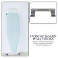 thumbnail image 2 of Metal Coat Hanger Ironing Board Wall Mount Iron Holder Wall Mounted Iron Ironing Board Holder Ironing Board Rack Iron Wall Mount, 2 of 3