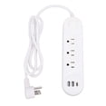 thumbnail image 1 of Power Strip, 30W USB A Tipo C Sockets de Enchufe Plano Power Strip Power Strip Fácil de Instalar USB Para El Crucero en El Dormitorio de Inicio, 1 of 7
