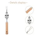 thumbnail image 5 of Wood Handle Stainless Steel Garden Weeder Hand Weeding Removal Cutter Dandelion Puller Tools Multifunction Weeder, 5 of 5