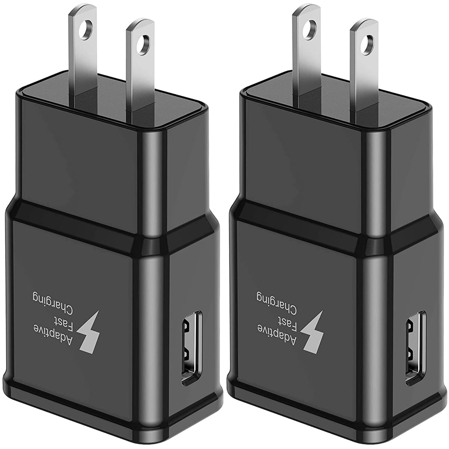 Samsung Adaptive Fast Charging Block (2-Pack) USB Wall Charger Plug Travel Adapter Android Phone Charger for Galaxy S23/S22/S22 Ultra/S21/S20/S10/S9/S8/S7/S6 Edge/Note 10 9 8 Cell Phone Quick Charger