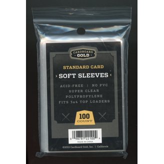 EASY PULL TABBED CARD SLEEVES (STANDARD/REGULAR) 100 COUNT PACK -  Walmart.com
