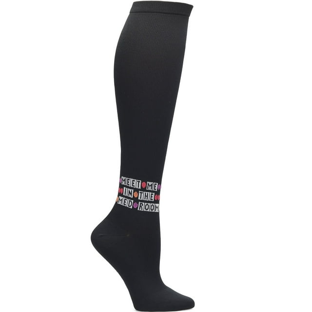 Nurse Mates Compression Socks Becerro Regular hasta 17 Color: Habitación Médica, Tamaño: OS
