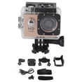 thumbnail image 2 of Cámara de Acció Deportiva, Pantalla HD de 2,0 Pulgadas, Resistente al Agua Hasta 30 M, Carga USB, Soporte para Bicicleta, Accesorios para Ciclismo, Videocámara Mini DV, 2 of 7