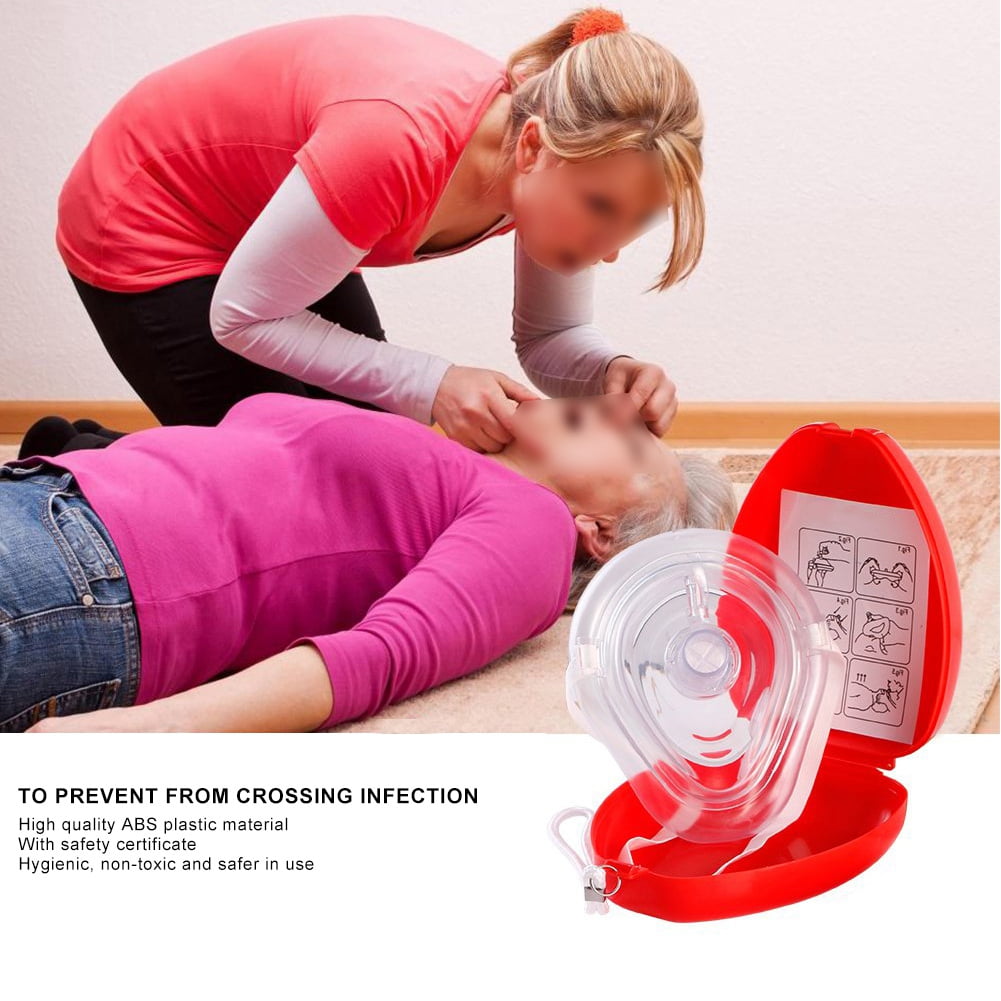ESTINK CPR Respirator , CPR Sanitary For Cardio Pulmonary Resuscitation For Emergency Rescue
