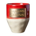 thumbnail image 3 of Taza de café de cerámica, taza de desayuno, creativa, reutilizable, moderna, para oficina. Rojo, 3 of 9